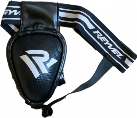 Защита паха металл, Черный